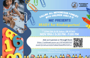 ready for kindergarten workshop promo