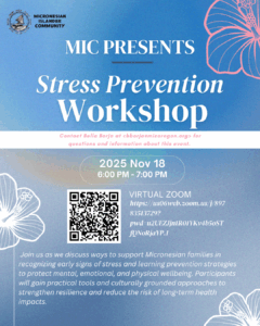 Stress Prevention Workshop Flyer Nov 2025