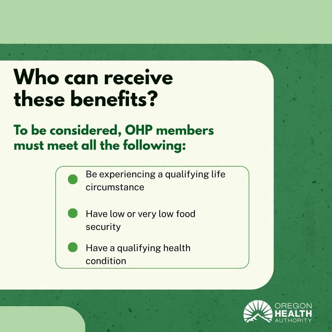 New OHP benefits information July 2026